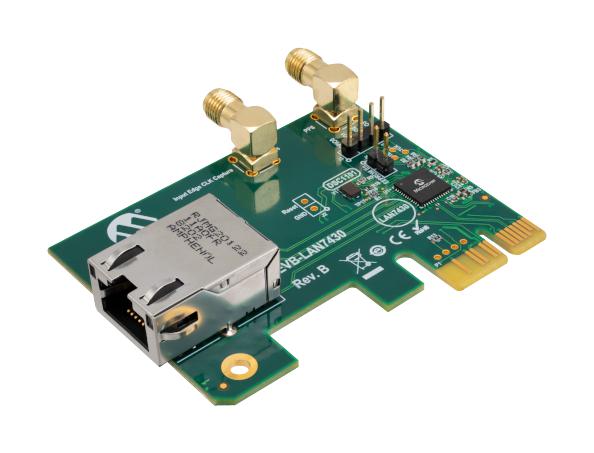 EVB-LAN7430 EVAL BOARD, PCIE 3.1 TO ETHERNET BRIDGE MICROCHIP