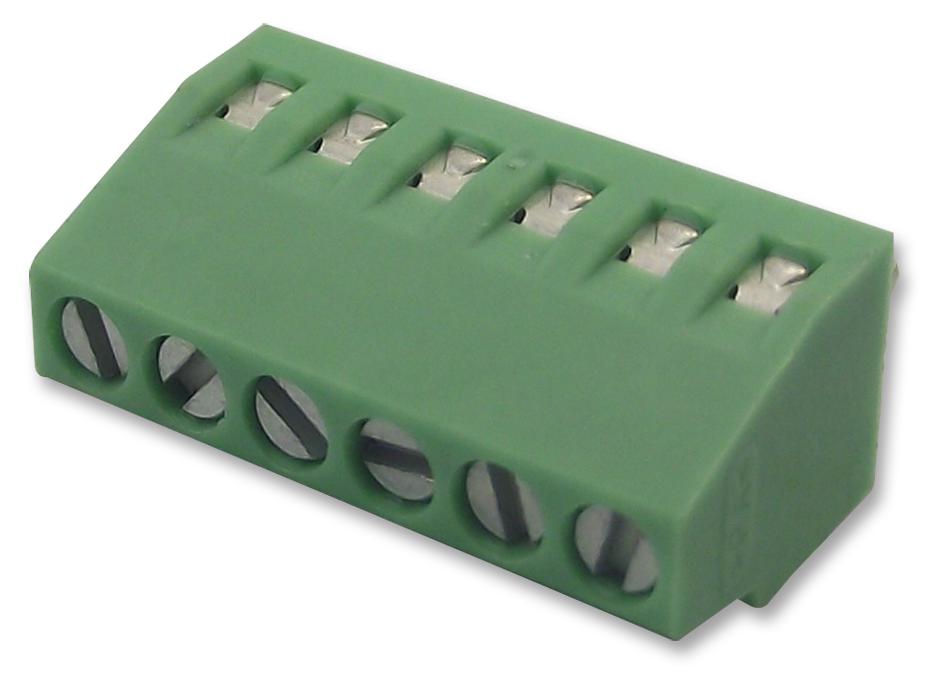1725698 TERMINAL BLOCK, WIRE TO BRD, 6POS, 20AWG PHOENIX CONTACT