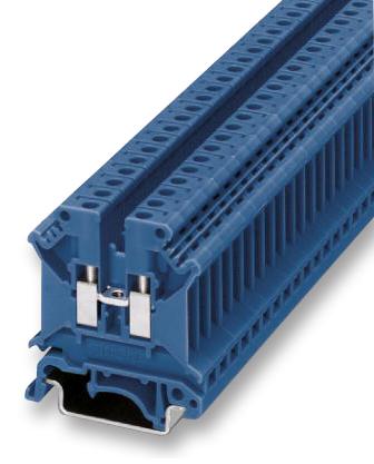 3004388 TERMINAL BLOCK, DIN RAIL, 2POS, 12AWG PHOENIX CONTACT