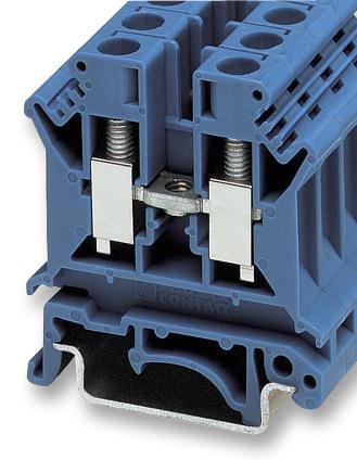 3004977 TERMINAL BLOCK, DIN RAIL, 2POS, 16AWG PHOENIX CONTACT