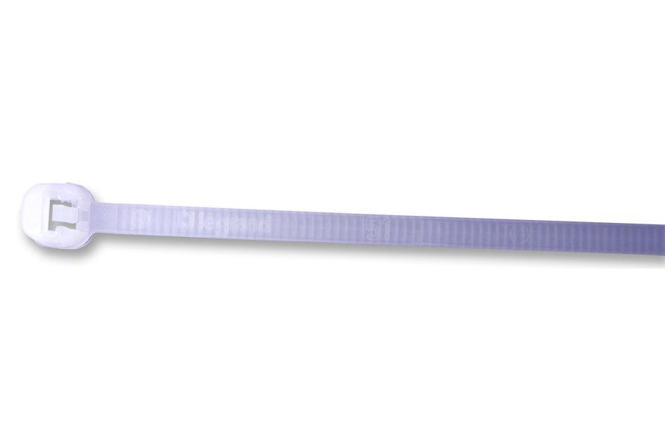 32030 CABLE TIE, 95MM, PA66, NATURAL, PK100 LEGRAND