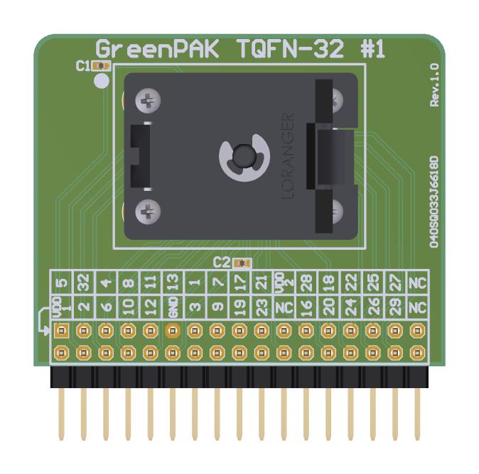 SLG46881V-SKT SKT KIT, 40X40 SKT ADAPTER, 50 IC SAMPLE DIALOG SEMICONDUCTOR