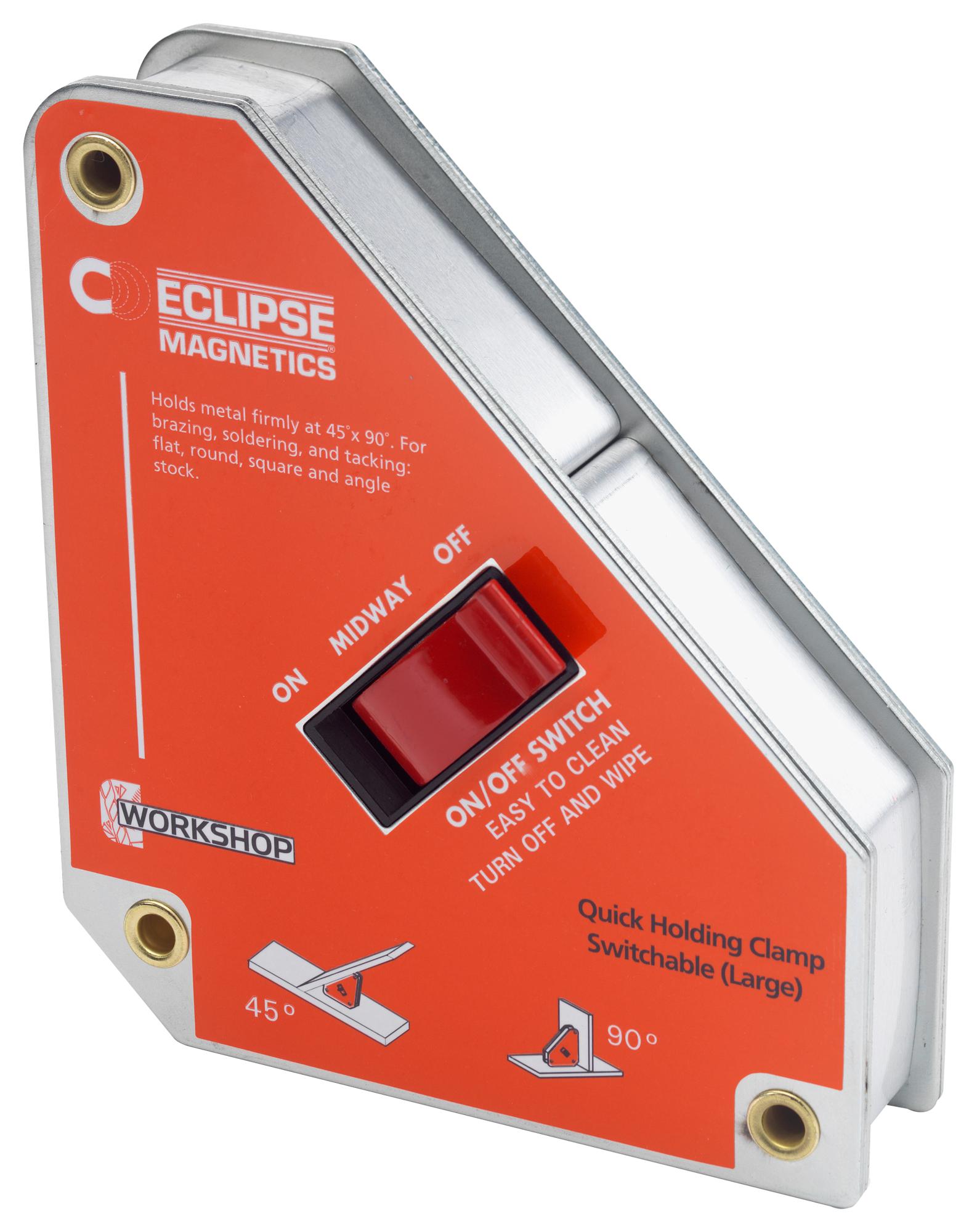 QHCSL SWITCHABLE QUICK HOLDING CLAMP, 1.4KG ECLIPSE MAGNETICS
