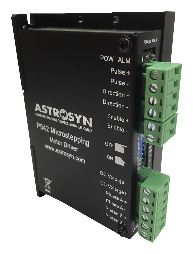 P542 MICROSTEPPING DRIVER, 2&4-PH, 20-50VDC ASTROSYN