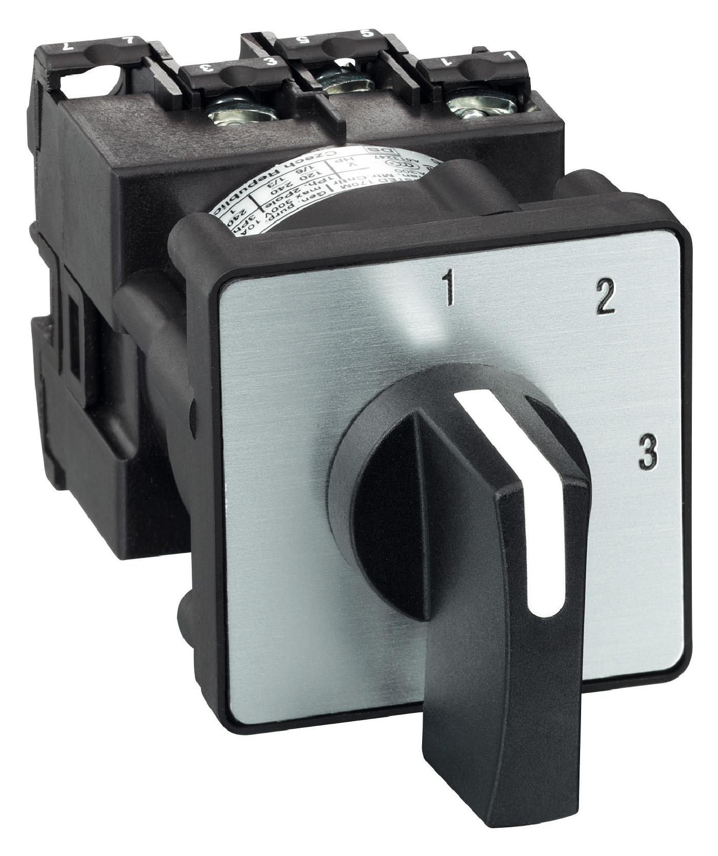 K1C003NLH ROTARY SWITCH, 1 POLE, 5.6A, 230V, 45DEG SCHNEIDER ELECTRIC