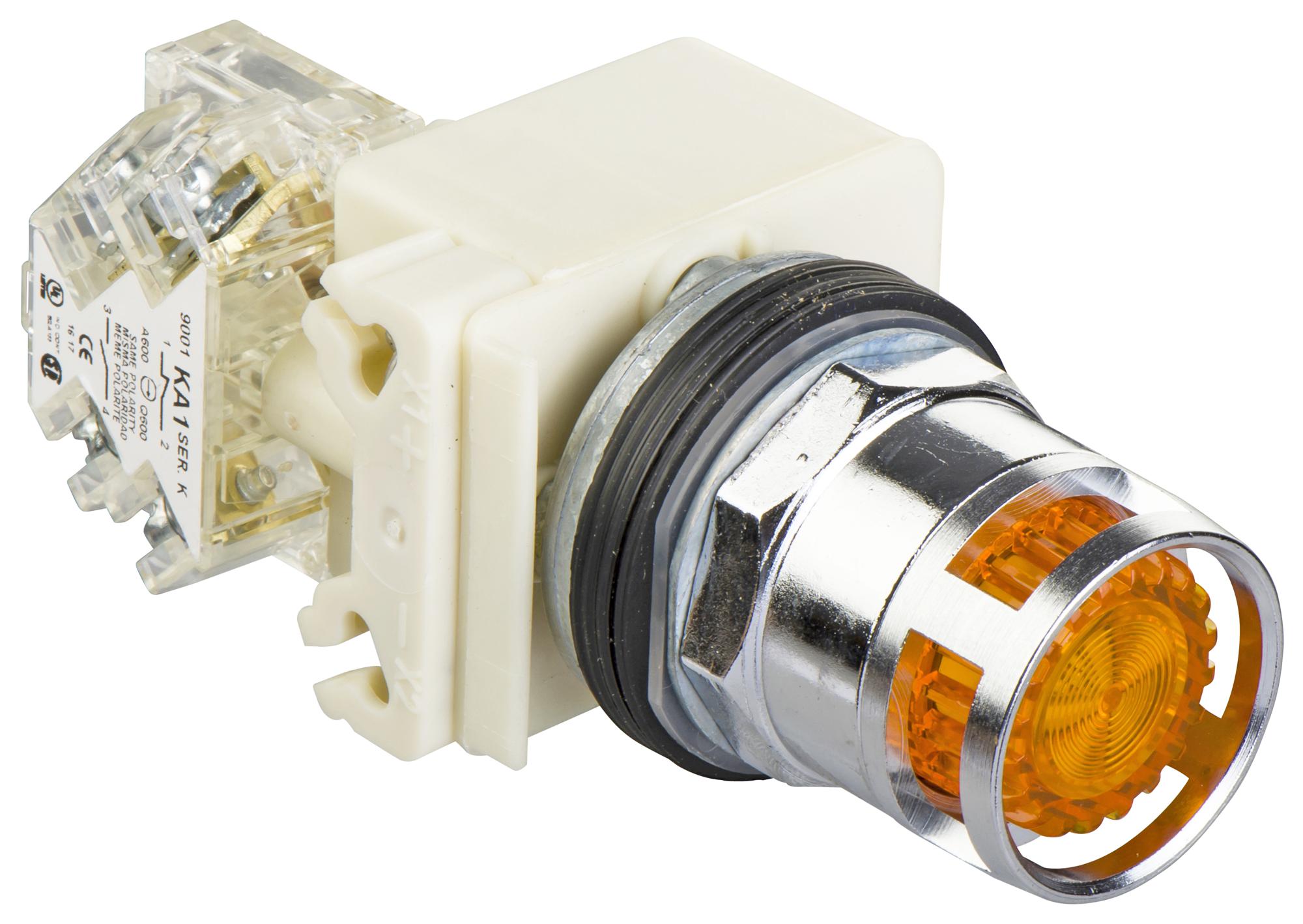 9001K3L35LYAH13 PB SWITCH, SPDT, 10A, 600VAC, PANEL SCHNEIDER ELECTRIC