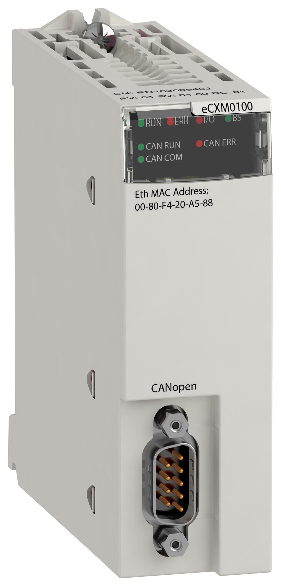 BMECXM0100 COMMUNICATION MODULE, 63 SLAVE, DB9 CONN SCHNEIDER ELECTRIC