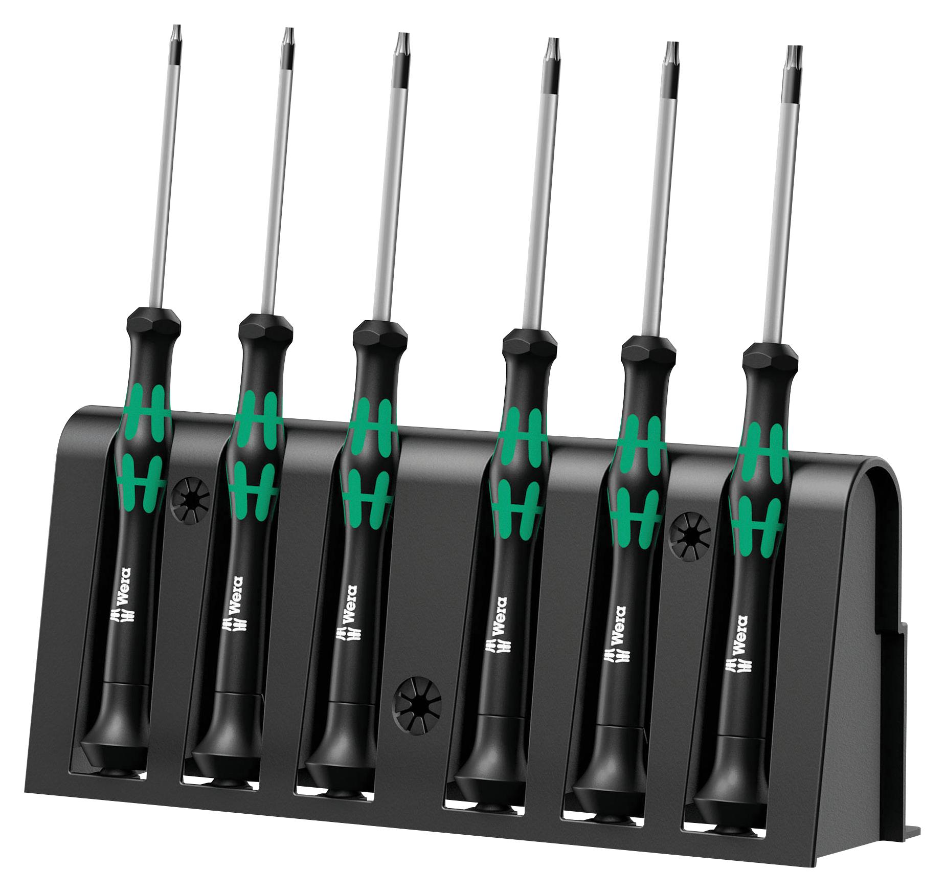 118154 SCREWDRIVER SET, TX, 6PC WERA