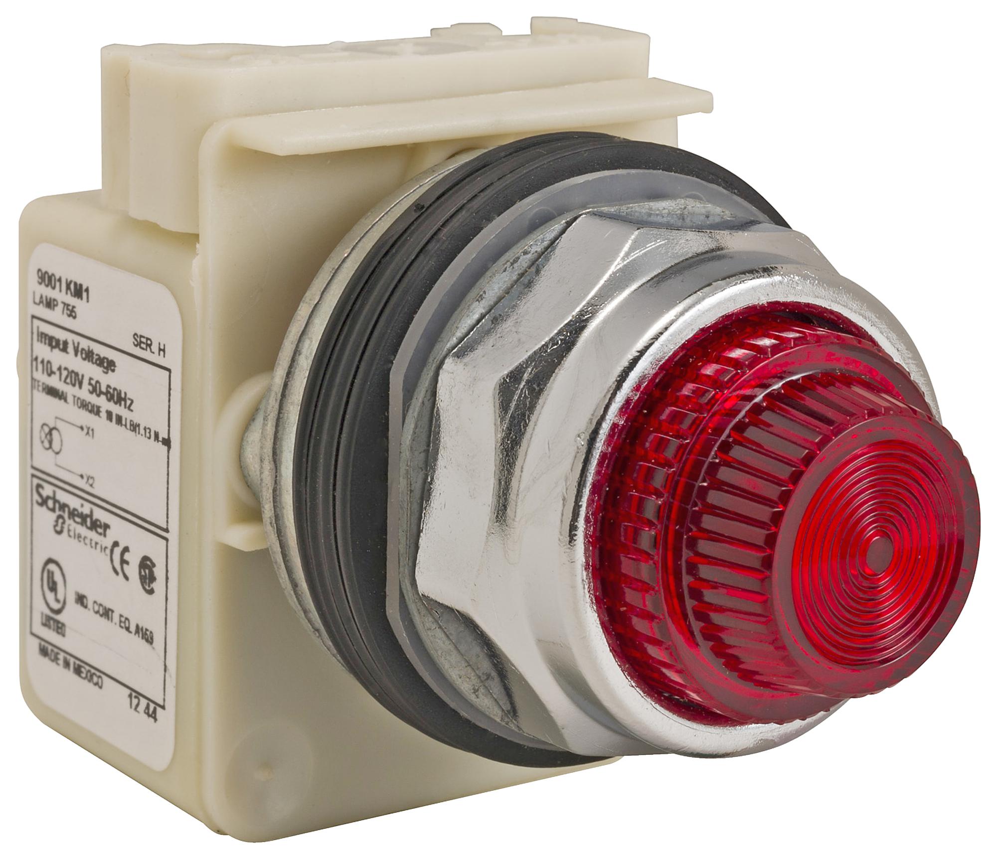 9001KP1R31 INCAND INDICATOR, BA9S, ROUND, 30MM SCHNEIDER ELECTRIC