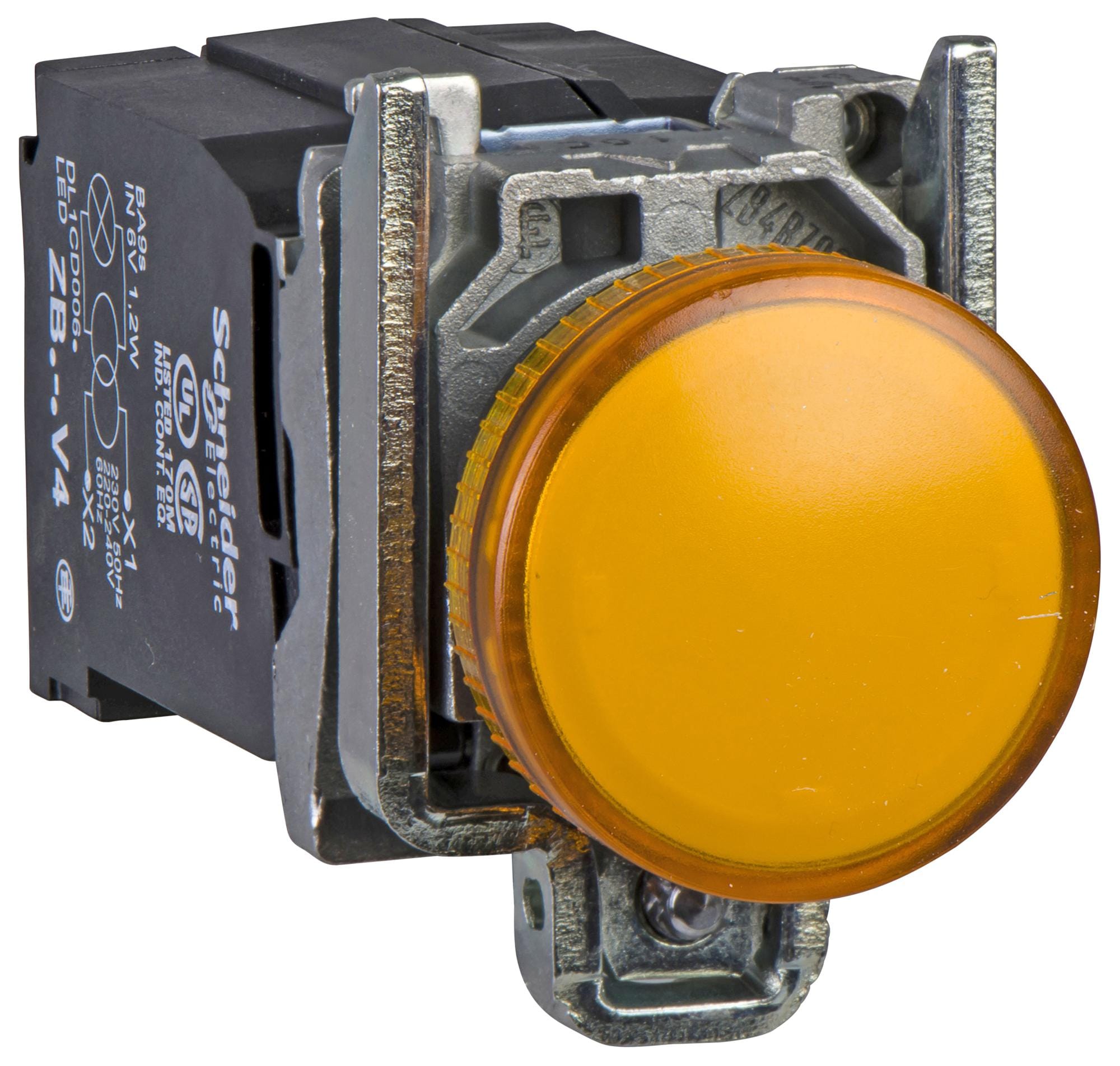 XB4BV5B5 PANEL INDICATOR, ORANGE, 22MM, 400VAC SCHNEIDER ELECTRIC