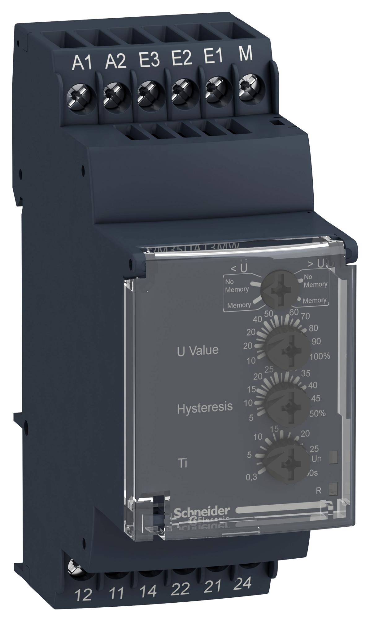 RM35UA11MW VOLTAGE SENSING RELAY, DPDT, 5A, 250V SCHNEIDER ELECTRIC