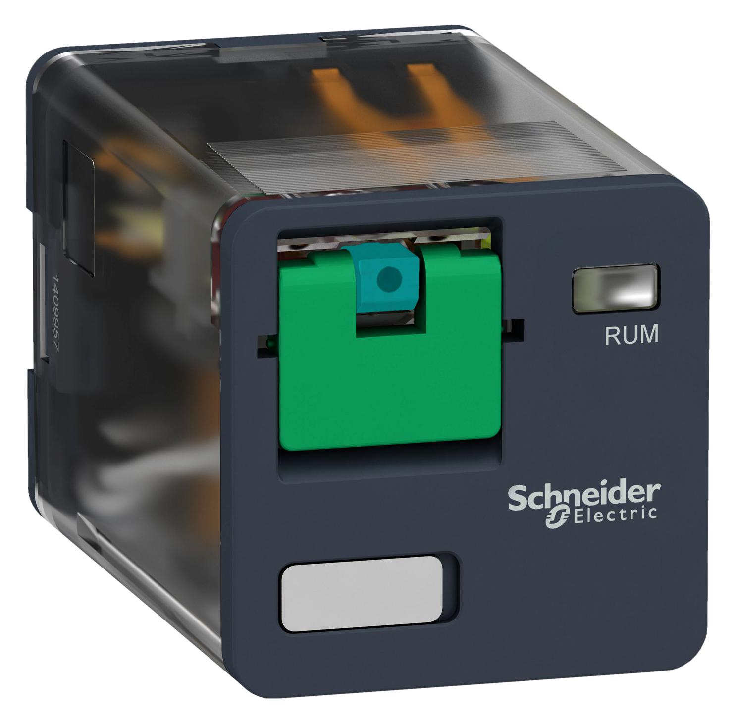 RUMC21FD POWER RELAY, DPDT, 10A, 250VAC SCHNEIDER ELECTRIC