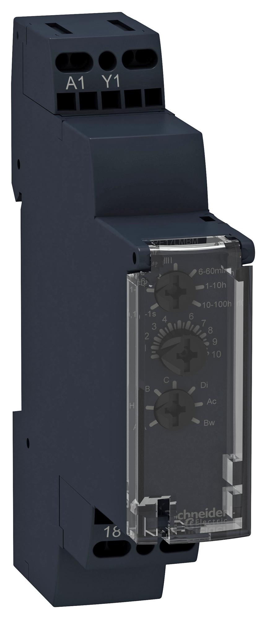 RE17LMBM TIME DELAY RELAY, SPST, 100H, 250V SCHNEIDER ELECTRIC