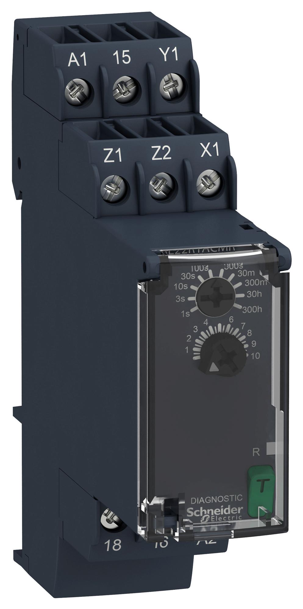 RE22R1ACMR TIME DELAY RELAY, SPDT, 300H, 250V, 8A SCHNEIDER ELECTRIC