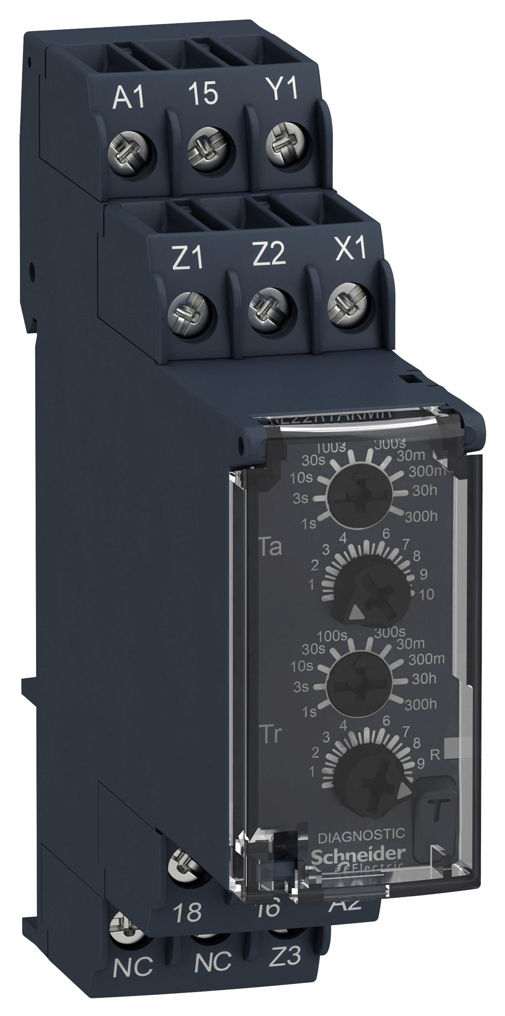RE22R1AKMR TIME DELAY RELAY, SPDT, 300H, 250V, 8A SCHNEIDER ELECTRIC