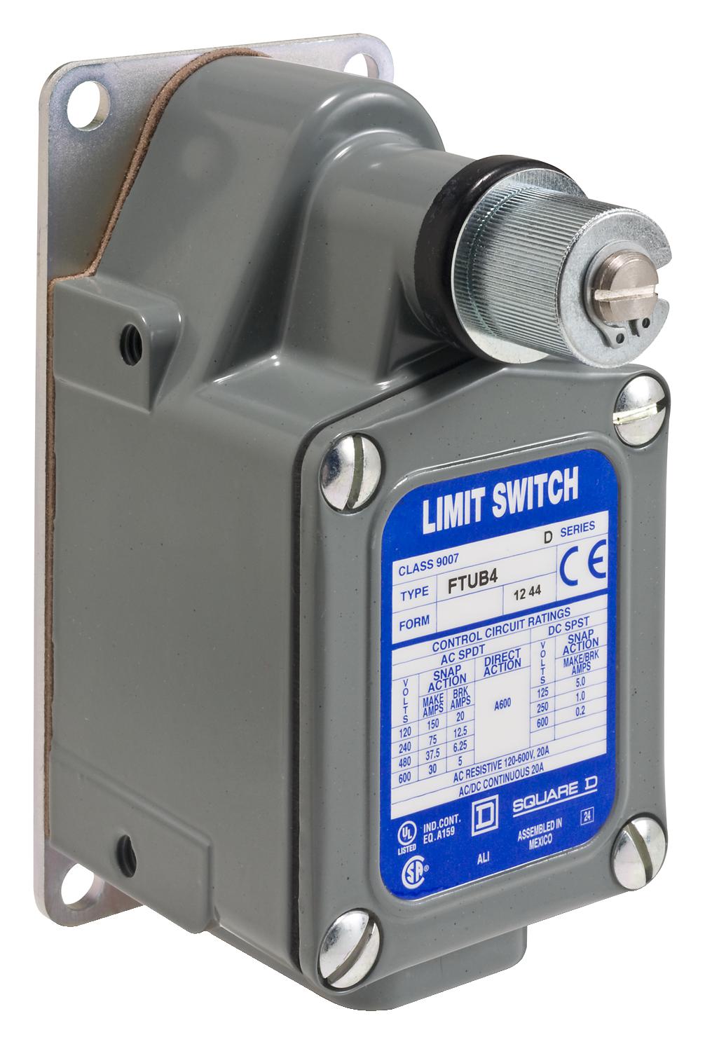 9007FTSB1M11 LIMIT SW, ROTARY, SPDT-DB, 20A, 120V SCHNEIDER ELECTRIC