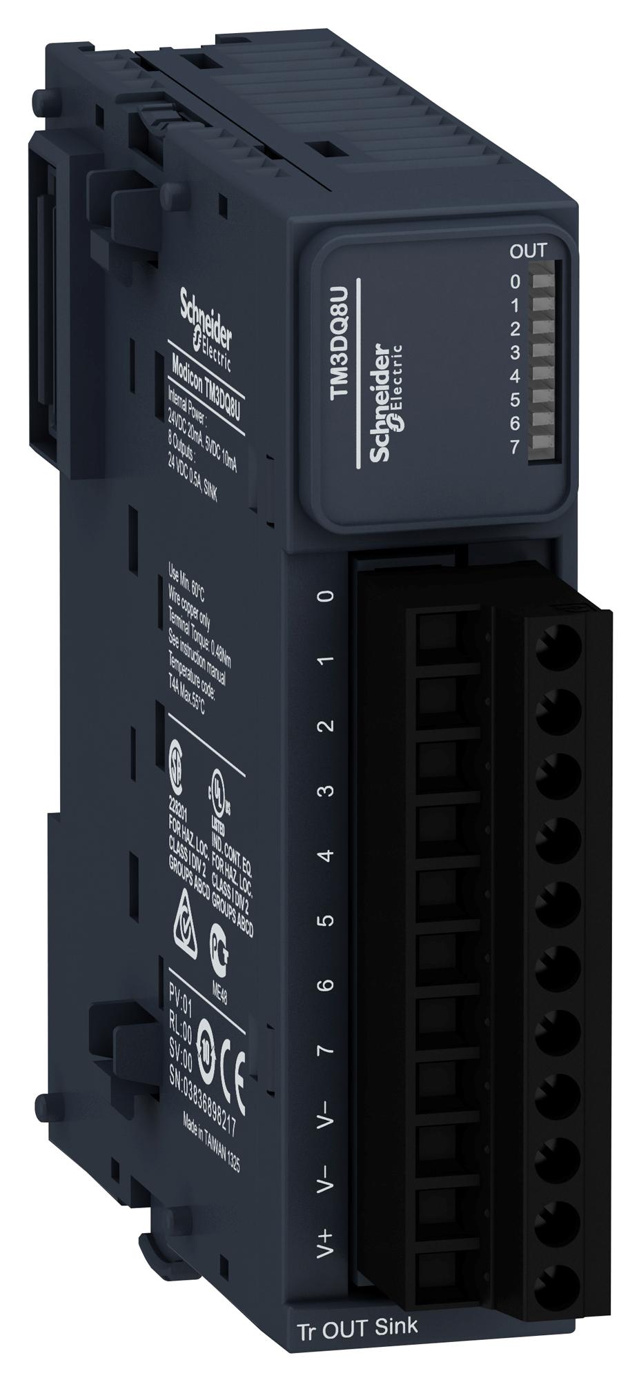 TM3DQ8U DISCRETE OUTPUT MODULE SCHNEIDER ELECTRIC