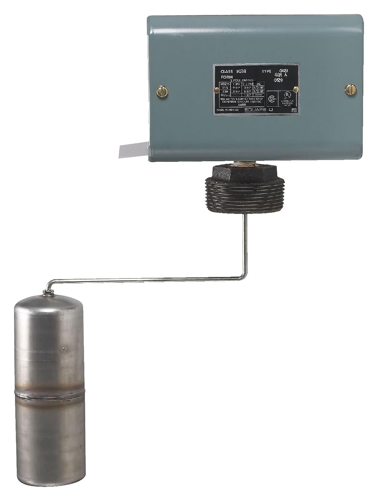 9038CG32 FLOAT SWITCH, 4NC, DPST-DB, STEEL SCHNEIDER ELECTRIC