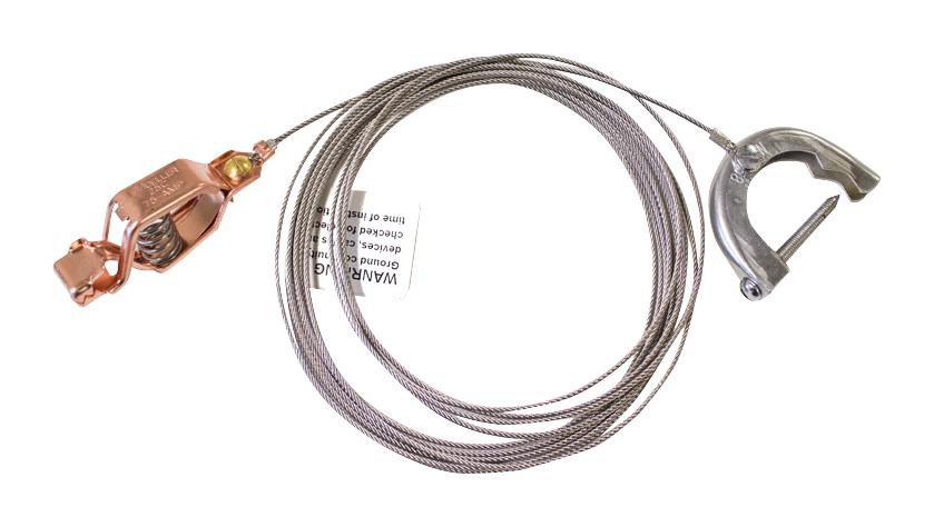AI-000462-15. GROUND CORD, ALLIGATOR-CLAMP, 4.57M MUELLER ELECTRIC