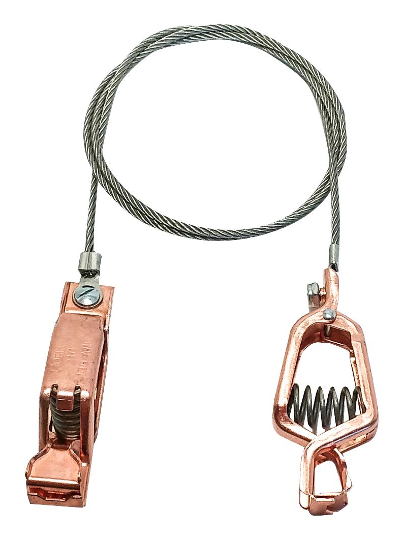 AI-000501-60. GROUND CORD, ALLIGATOR-ALLIGATOR, 1.52M MUELLER ELECTRIC