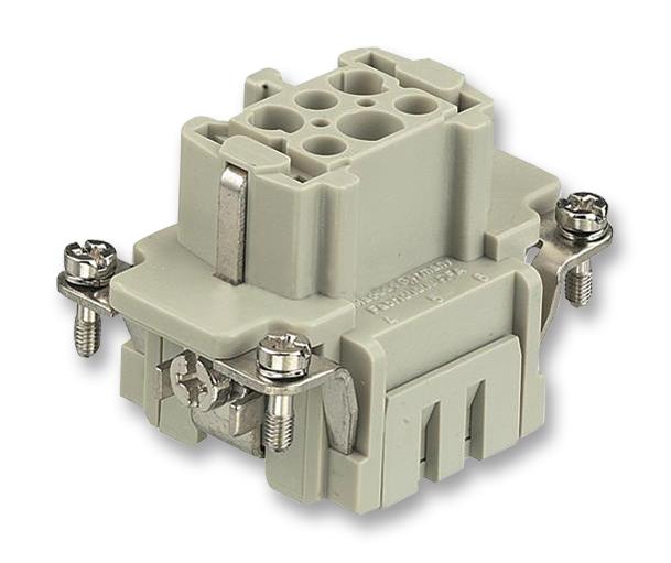09 33 006 2716 SOCKET, HAN6E, 6WAY HARTING