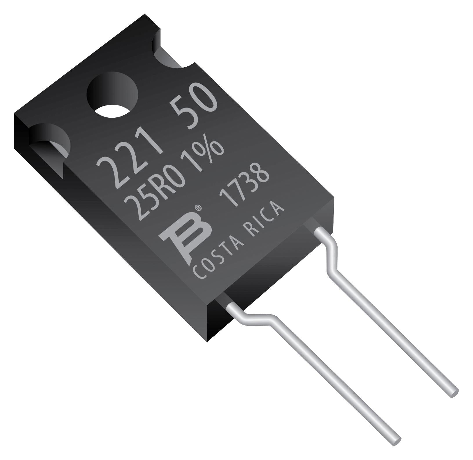 PWR221T-50-10R0F RES, 10R, 50W, TO-220, THICK FILM BOURNS
