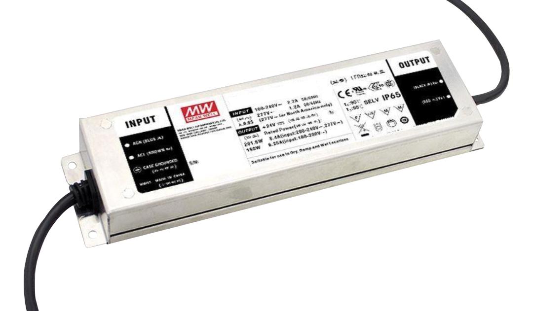 ELG-200-54A LED DRIVER, CONST CURRENT/VOLT, 200.88W MEAN WELL