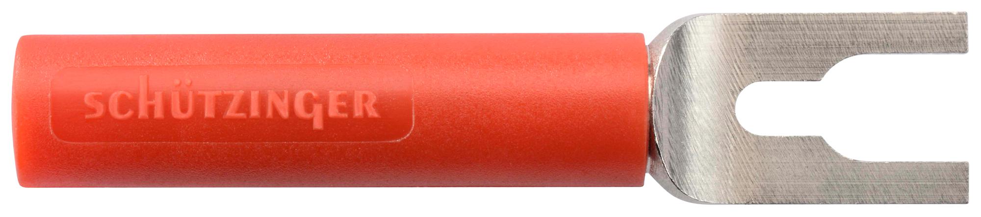 LB 4-KS NI / 9 / RT CONN, BANANA, JACK, 20A, RED SCHUTZINGER