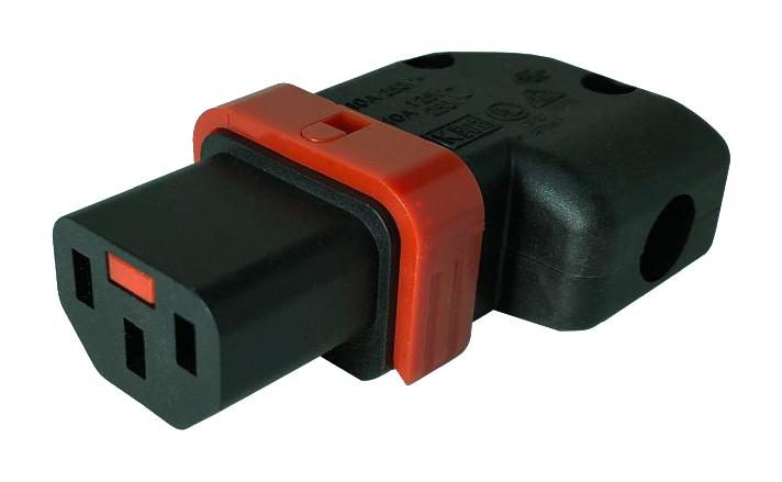 IL13P-R-SE-H05-3100-200 POWER CORD, IEC 320 C13-C14, 2M, BLACK SCHAFFNER