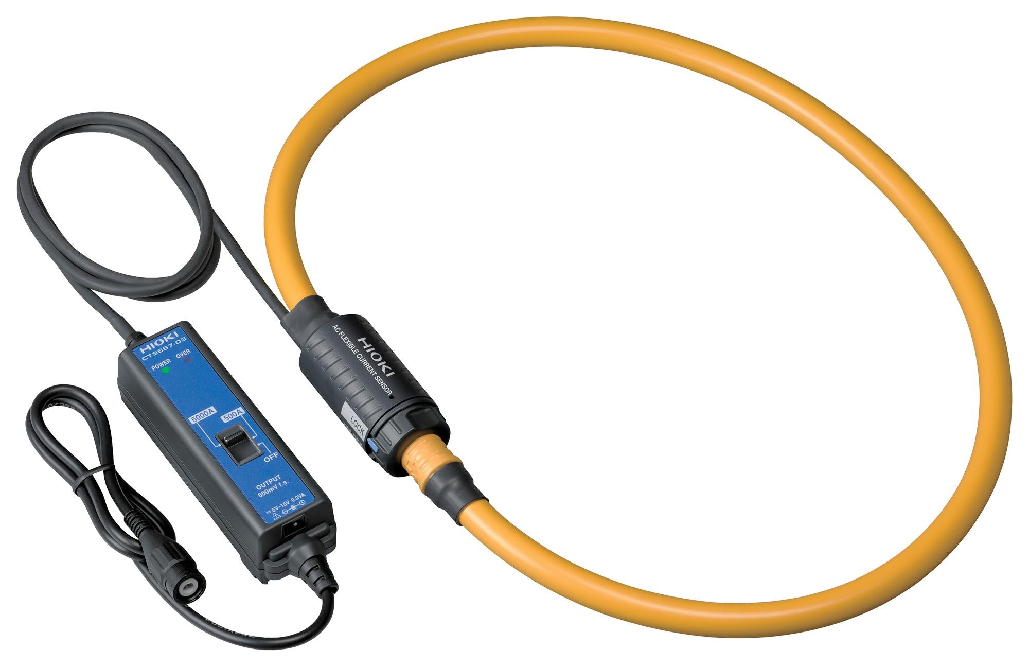 CT9667-03 AC FLEXIBLE CURRENT SENSOR, 500A/5KA HIOKI