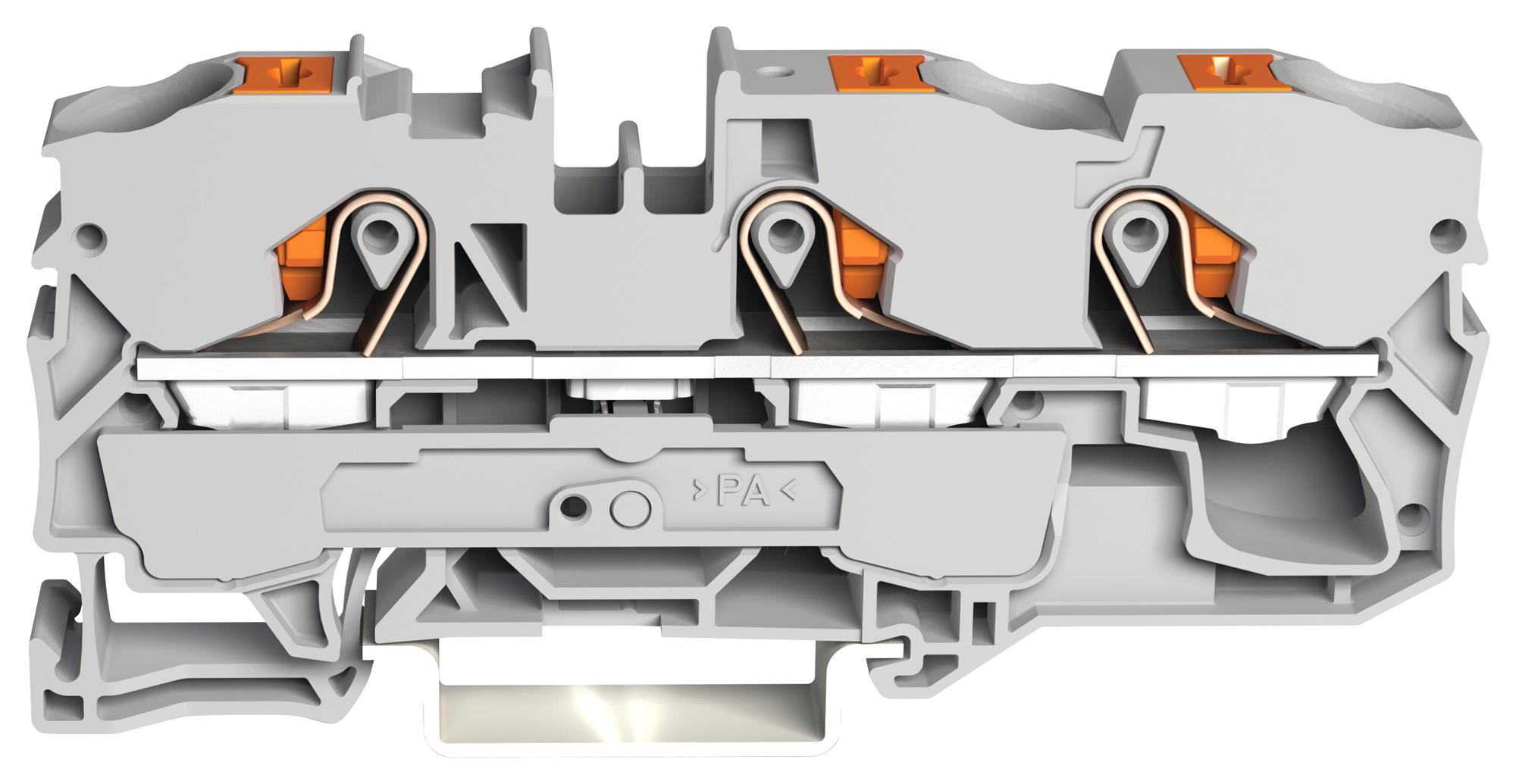 2210-1301 3-CONDUCTOR THROUGH TERMINAL BLOCK WAGO