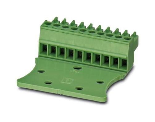 MC 1,5/ 6-STZ2-3,5 BK TERMINAL BLOCK, PLUGGABLE, 6WAY PHOENIX CONTACT