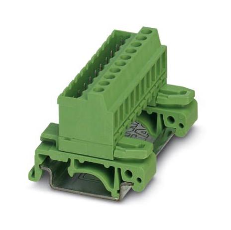 UMSTBVK 2,5/18-G-5,08 DIN RAIL TB, PLUG-IN BLOCK, 18WAY, 12AWG PHOENIX CONTACT