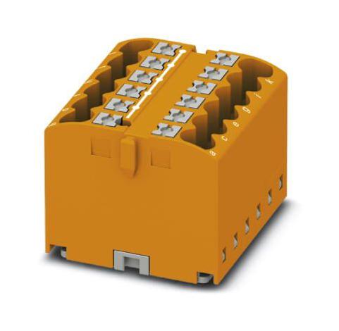 PTFIX 12X2,5-G OG TB, DISTRIBUTION BLOCK, 12P, 12AWG, ORG PHOENIX CONTACT