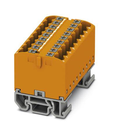 PTFIX 18X2,5-NS15A OG TB, DISTRIBUTION BLOCK, 18P, 12AWG, ORG PHOENIX CONTACT