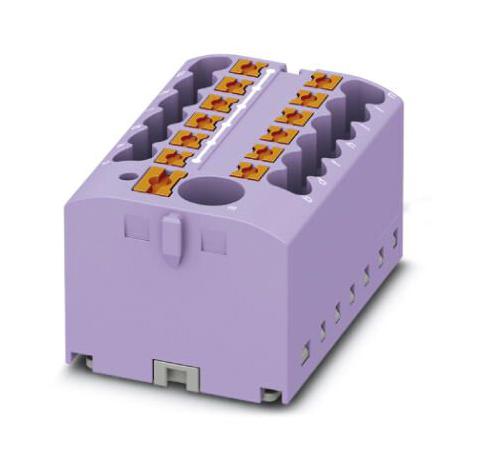 PTFIX 6/12X2,5-G VT TB, POWER DISTRIBUTION, 13P, 12AWG, VT PHOENIX CONTACT