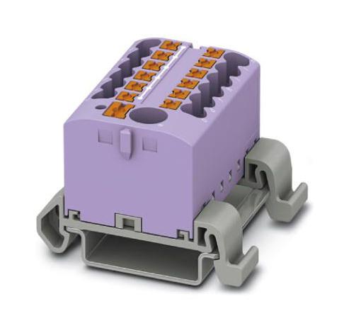PTFIX 6/12X2,5-NS35A VT TB, POWER DISTRIBUTION, 13P, 12AWG, VT PHOENIX CONTACT
