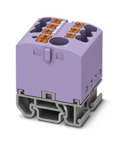 PTFIX 6/6X2,5-NS15A VT TB, POWER DISTRIBUTION, 7P, 12AWG, VT PHOENIX CONTACT