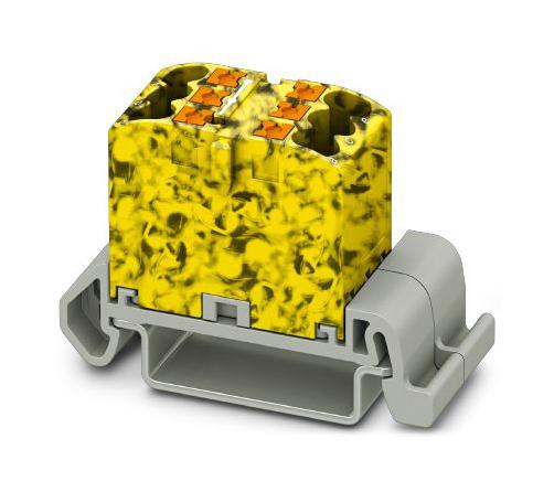 PTFIX 6X2,5-NS35A-FE TB, POWER DISTRIBUTION, 6P, 12AWG, B/Y PHOENIX CONTACT