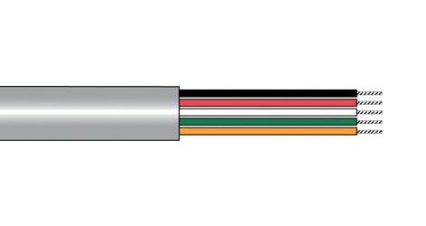 M13584 SL005 UNSHLD CABLE, 4COND, 2.08MM2, 30M ALPHA WIRE