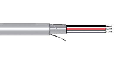 2444C SL001 SHLD FLEX CABLE, 2COND, 12AWG, 305M ALPHA WIRE