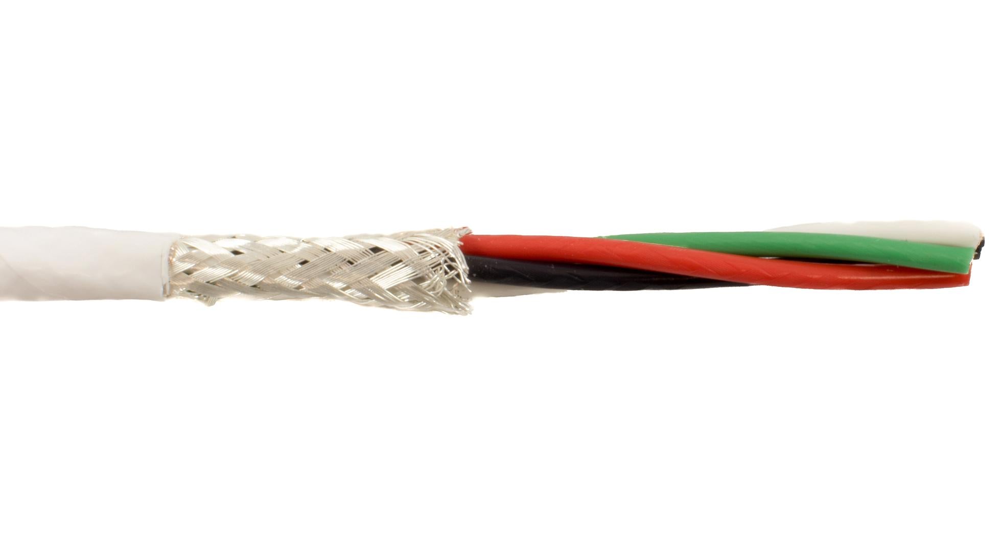 2826/4 WH005 SHLD FLEX CABLE, 4COND, 16AWG, 30M ALPHA WIRE