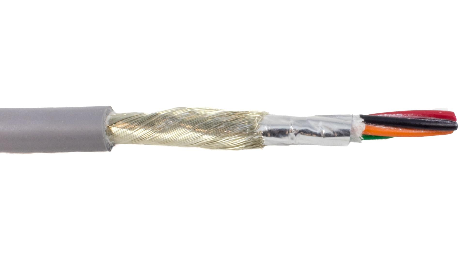8671802CY SL005 SHLD FLEX CABLE, 2COND, 18AWG, 30M ALPHA WIRE