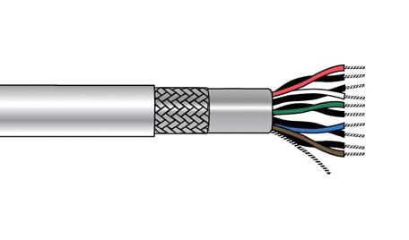 3474C SL001 SHLD MULTIPAIR, 4 PAIR, 28AWG, 305M ALPHA WIRE