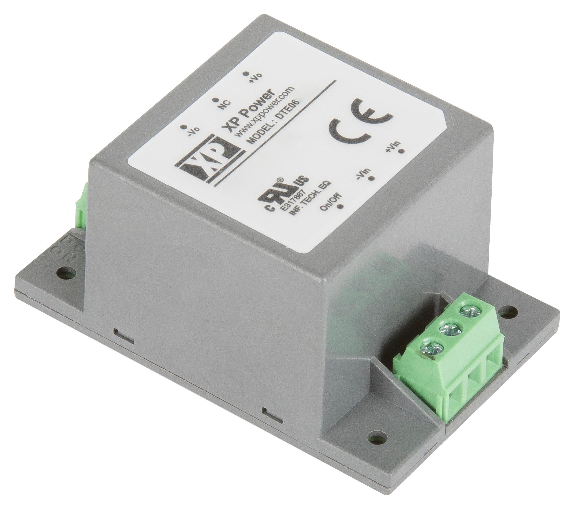 DTE0648D15 DC-DC CONVERTER, 2 O/P, 6W XP POWER