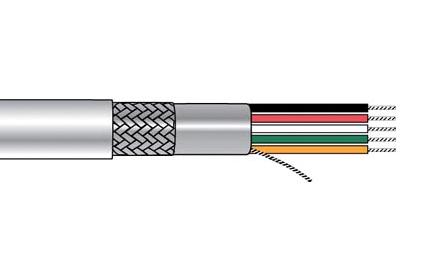 3470/25C SL001 SHLD FLEX CABLE, 25COND, 28AWG, 305M ALPHA WIRE