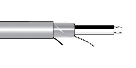 M14328 BK005 SHLD CABLE, 2COND, 0.22MM2, 30M ALPHA WIRE