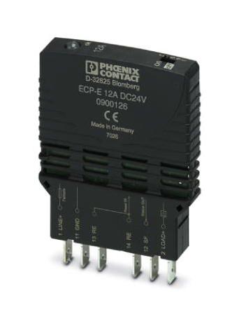 ECP-E-12A ELECTRONIC CKT BREAKER, 12A, 24VDC, 1P PHOENIX CONTACT