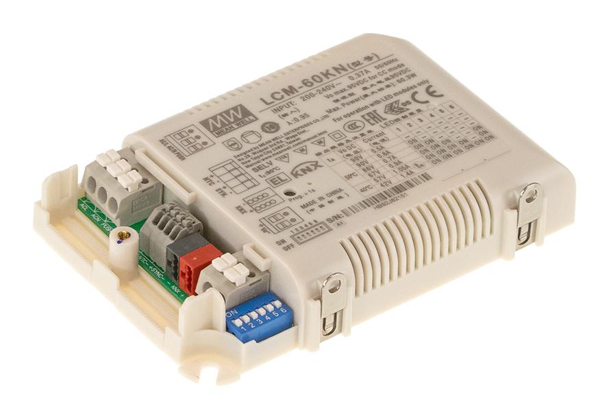 LCM-60KN LED DRIVER, CONSTANT CURRENT, 60.3W MEAN WELL