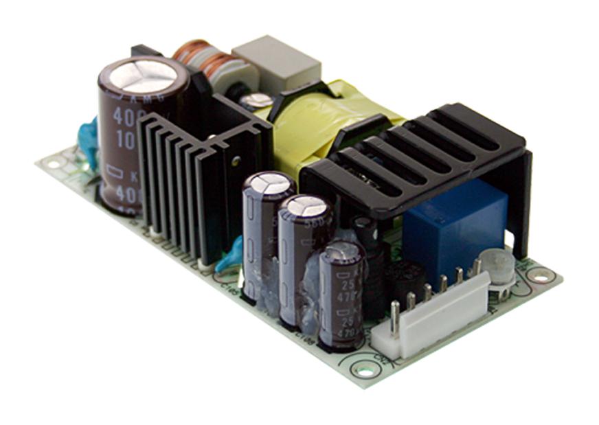 PSC-60A POWER SUPPLY W/BATT CHARGER, 13.8V, 4.3A MEAN WELL